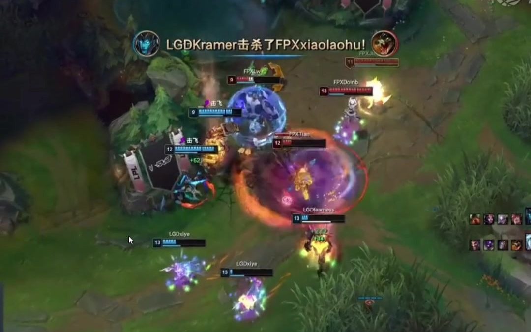 包含LGD翻盘FLY，Doinb统治全场的词条